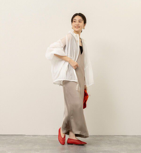 MAQWEL「《セットアップ対応》【MAQWEL/マクウェル】ウォッシャブルシアーブルゾン」|ブルゾン・スタジャン|