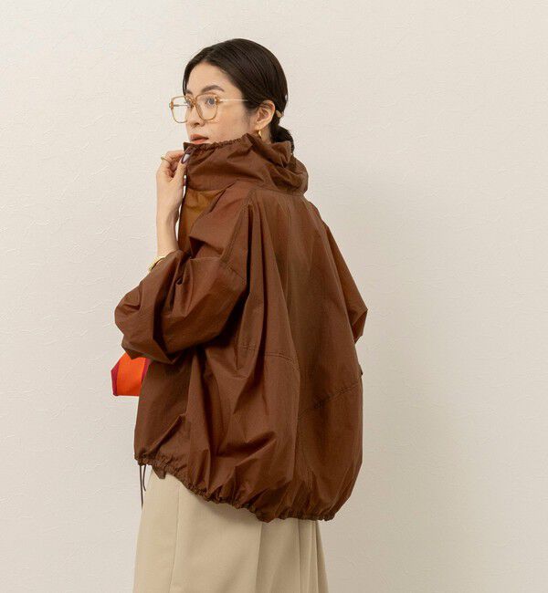 MAQWEL「《セットアップ対応》【MAQWEL/マクウェル】ウォッシャブルシアーブルゾン」|ブルゾン・スタジャン|