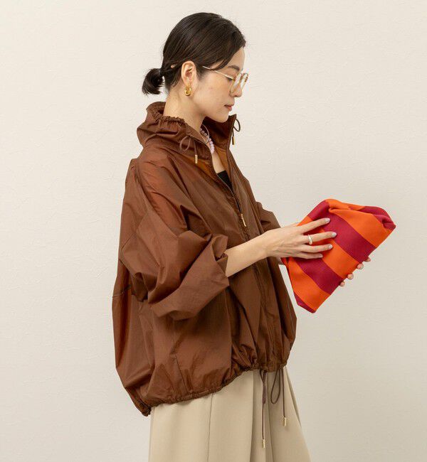 MAQWEL「《セットアップ対応》【MAQWEL/マクウェル】ウォッシャブルシアーブルゾン」|ブルゾン・スタジャン|