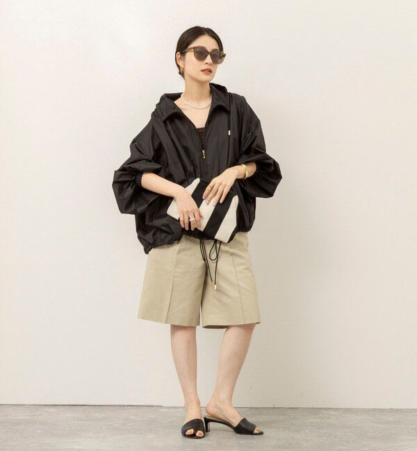 MAQWEL「《セットアップ対応》【MAQWEL/マクウェル】ウォッシャブルシアーブルゾン」|ブルゾン・スタジャン|