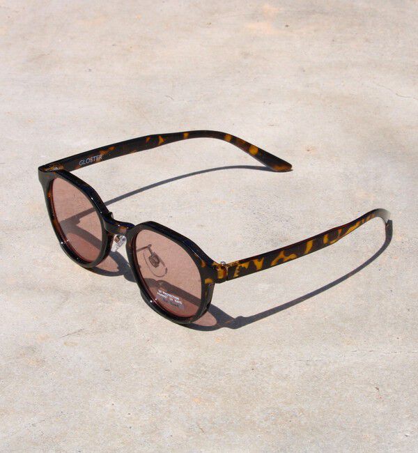 GLOSTER「【GLOSTER/グロスター】クラウンパント セルフレーム カラーレンズサングラス」|サングラス|ブラウン系その他4