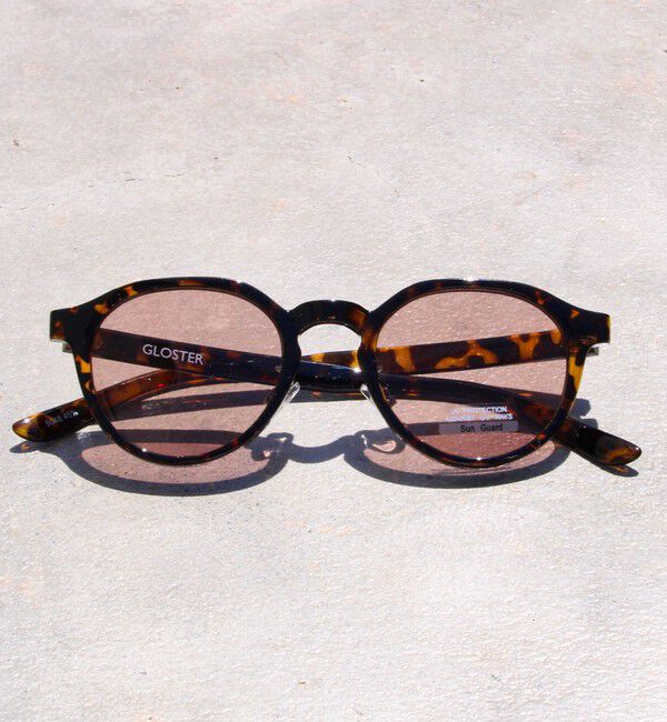 GLOSTER「【GLOSTER/グロスター】クラウンパント セルフレーム カラーレンズサングラス」|サングラス|