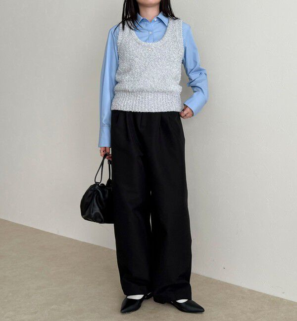 fredy emue「テープMIXニットベスト」|ベスト・ジレ|