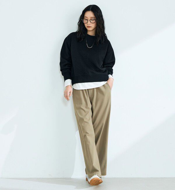 fredy emue「TRイージーセミワイドパンツ」|チノ|