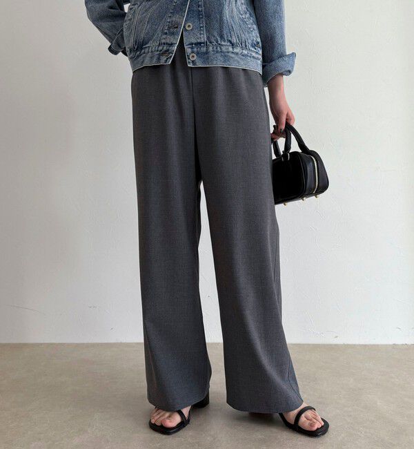 fredy emue「TRイージーセミワイドパンツ」|チノ|