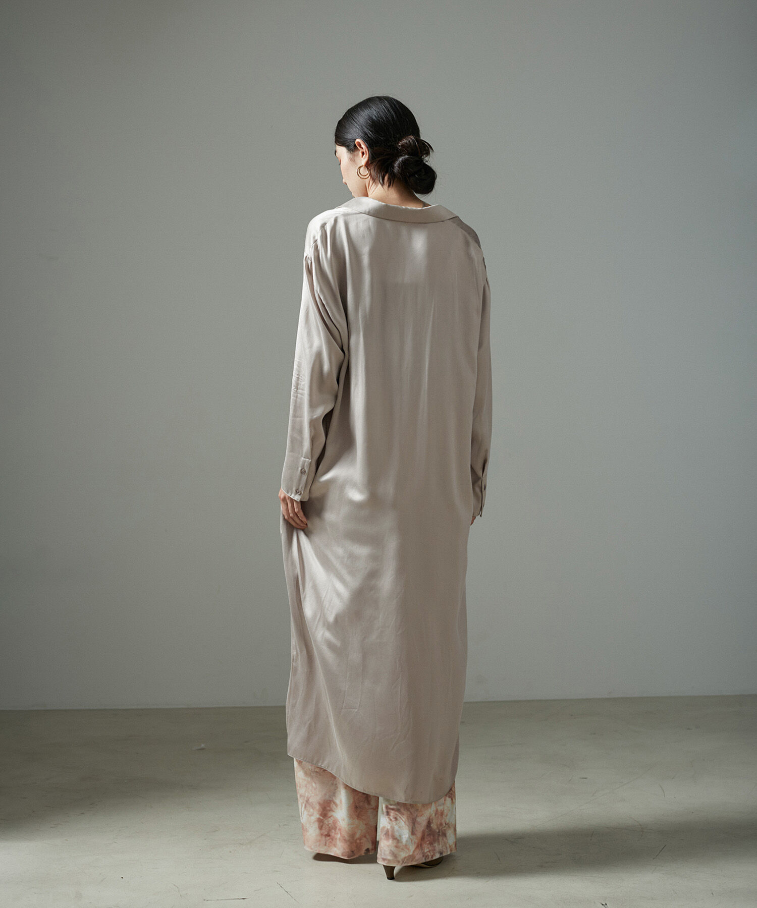 SALON adam et rope'「[24AW]GENTLE SILKシャツワンピース【セットアップ対応】」|その他|