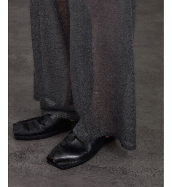 SALON adam et rope'「ブライトシアーイージーパンツ」|チノ|