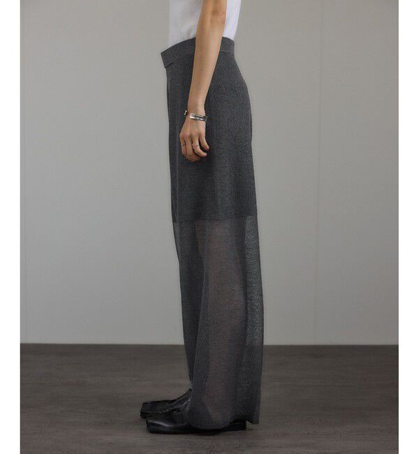 SALON adam et rope'「ブライトシアーイージーパンツ」|チノ|