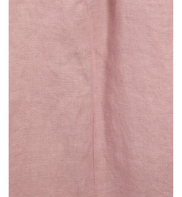 SALON adam et rope'「リネンツイルタックパンツ」|スラックス|