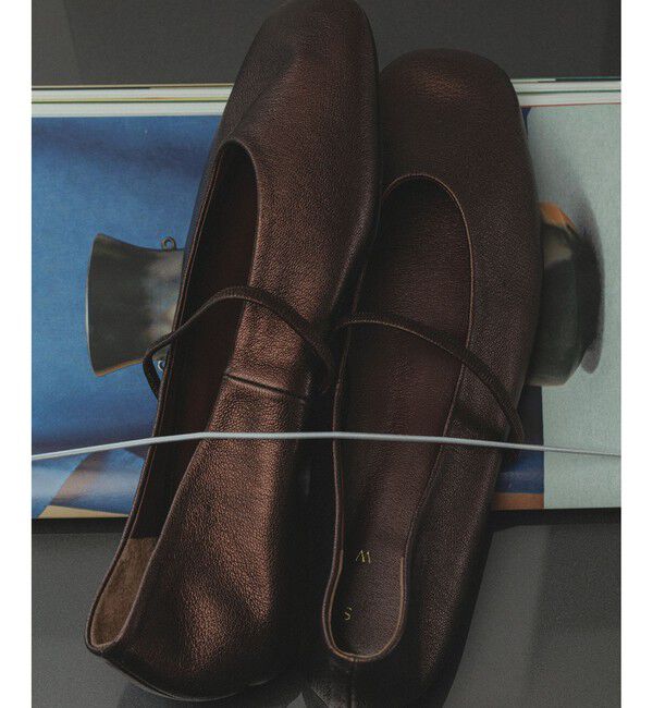 SALON adam et rope'「【W S（ドゥーブル）】リアルレザーメリージェーン」|パンプス|