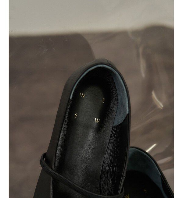 SALON adam et rope'「【W S（ドゥーブル）】リアルレザーメリージェーン」|パンプス|