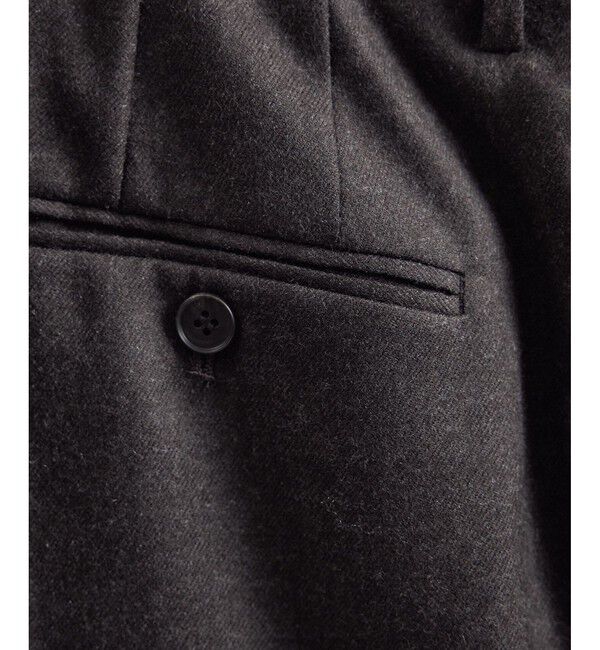 SALON adam et rope'「ウールタックワイドパンツ / セットアップ対応」|スラックス|