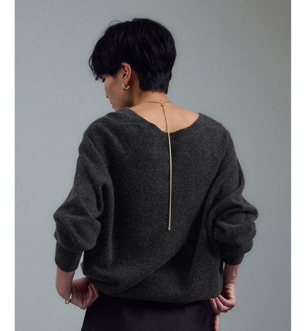 SALON adam et rope'「カシミヤVネックプルオーバー」|ニット・セーター|