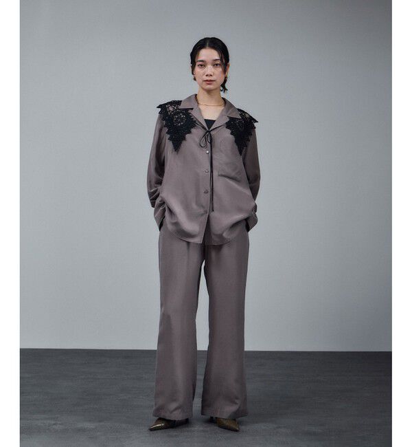 SALON adam et rope'「エンブロイダリカラー」|マフラー|