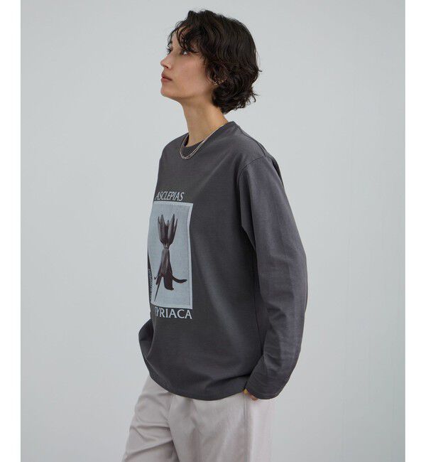 SALON adam et rope'「【KARL BLOSSFELDT  by SALON】フォトロングスリーブTシャツ」|Tシャツ・カットソー|