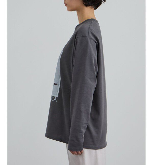 SALON adam et rope'「【KARL BLOSSFELDT  by SALON】フォトロングスリーブTシャツ」|Tシャツ・カットソー|