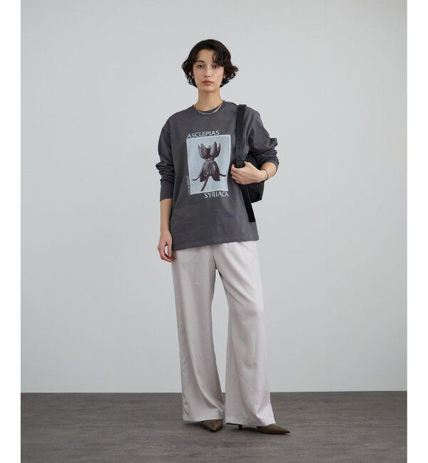 SALON adam et rope'「【KARL BLOSSFELDT  by SALON】フォトロングスリーブTシャツ」|Tシャツ・カットソー|