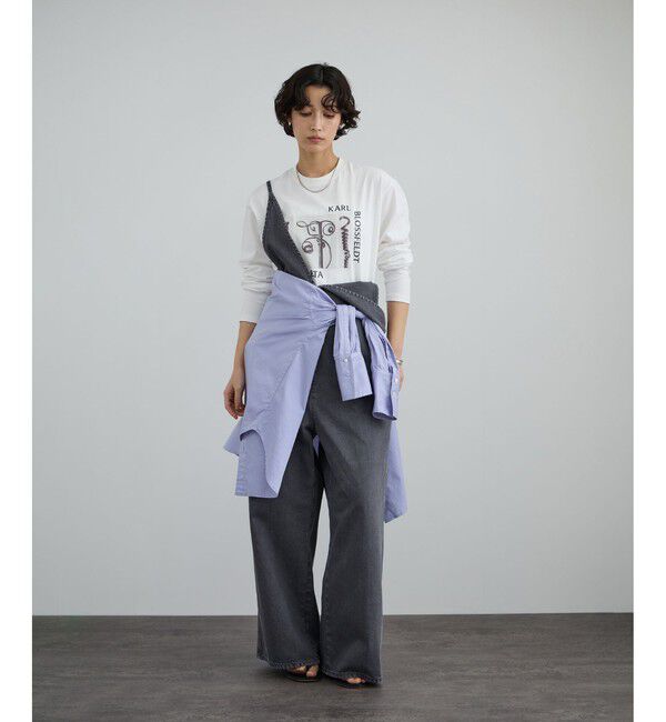 SALON adam et rope'「【KARL BLOSSFELDT  by SALON】フォトロングスリーブTシャツ」|Tシャツ・カットソー|