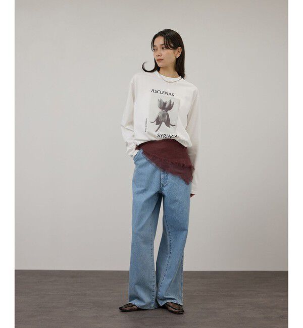 SALON adam et rope'「【KARL BLOSSFELDT  by SALON】フォトロングスリーブTシャツ」|Tシャツ・カットソー|