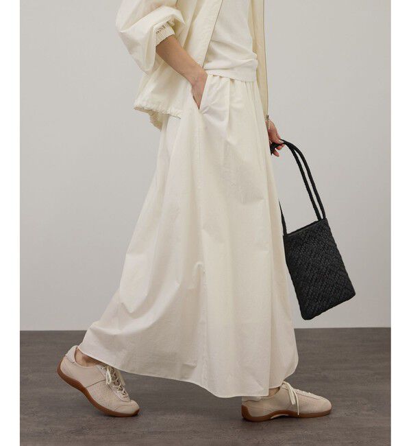 SALON adam et rope'「コーティングギャザータックスカート / セットアップ対応」|スカート|