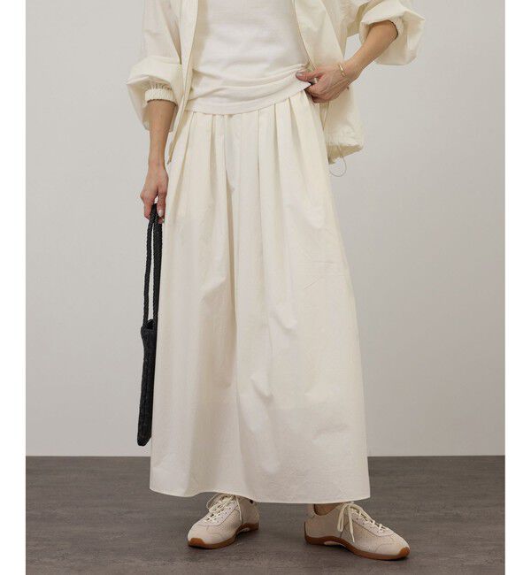 SALON adam et rope'「コーティングギャザータックスカート / セットアップ対応」|スカート|