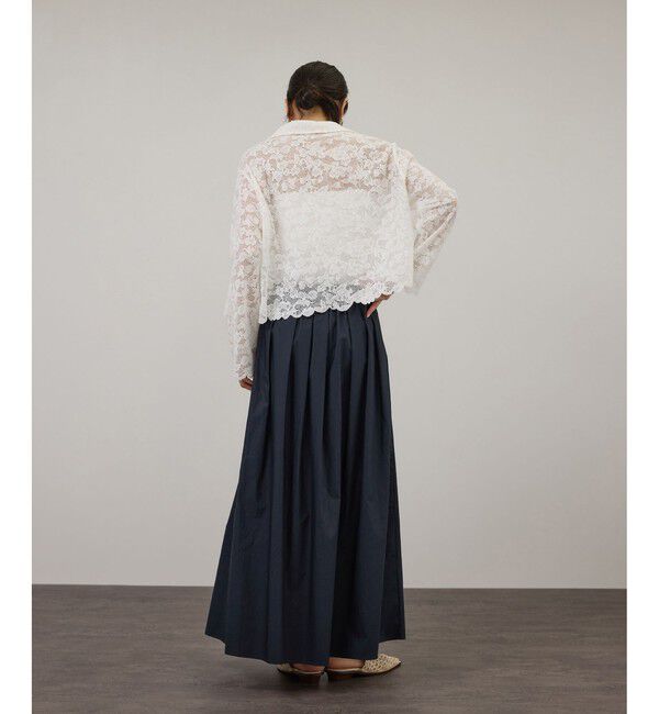 SALON adam et rope'「コーティングギャザータックスカート / セットアップ対応」|スカート|