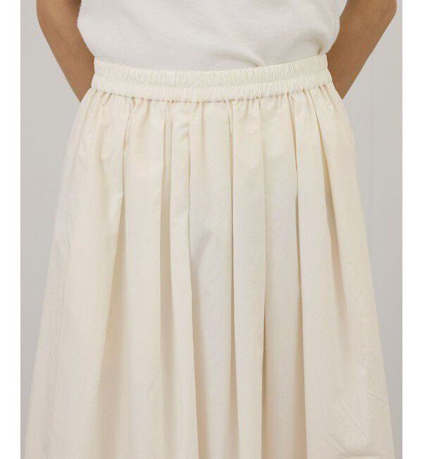 SALON adam et rope'「コーティングギャザータックスカート / セットアップ対応」|スカート|