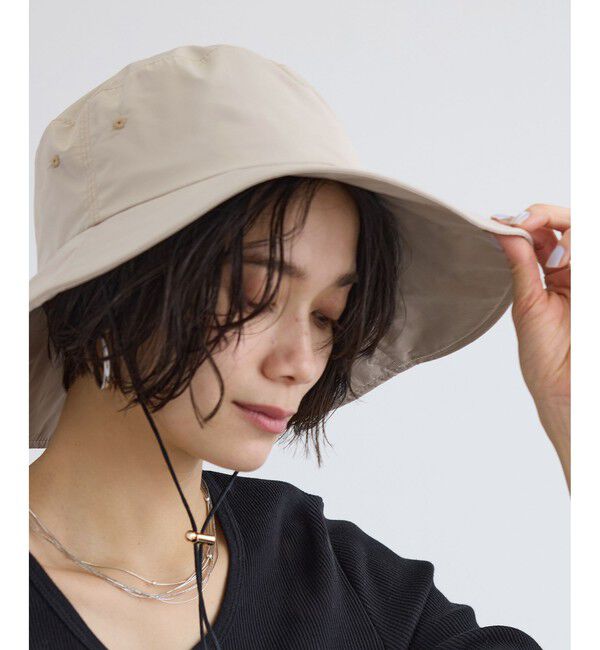 SALON adam et rope'「2WAYレイヤーハット / 撥水・UVケア・取り外し可」|ハット|