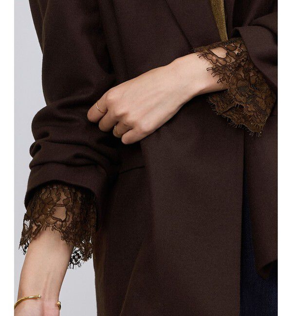 ROPE「ウールフランネルセミダブルジャケット/セットアップ対応」|テーラードジャケット|