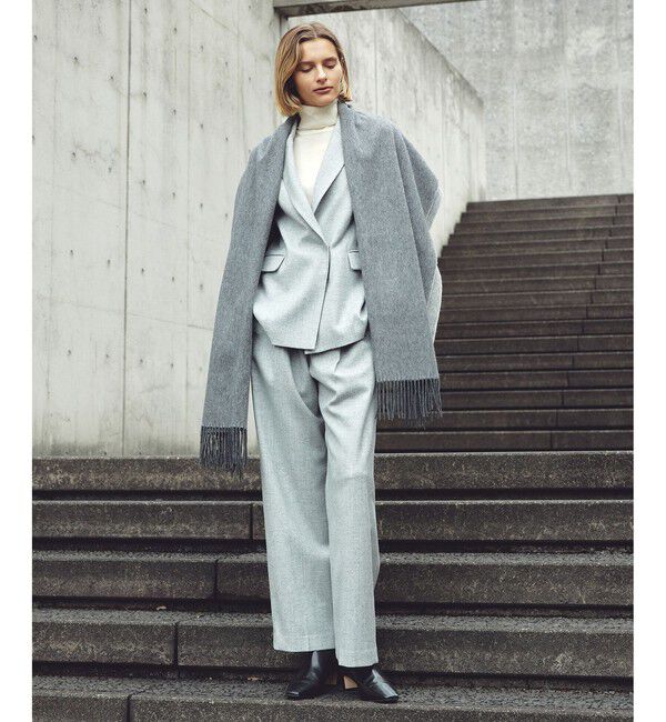 ROPE「ウールフランネルセミダブルジャケット/セットアップ対応」|テーラードジャケット|