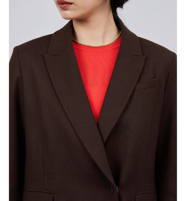 ROPE「ウールフランネルセミダブルジャケット/セットアップ対応」|テーラードジャケット|