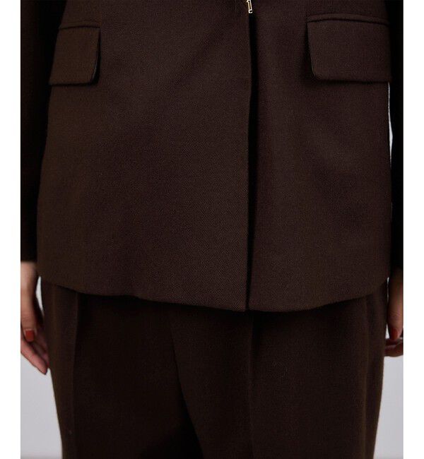 ROPE「ウールフランネルセミダブルジャケット/セットアップ対応」|テーラードジャケット|