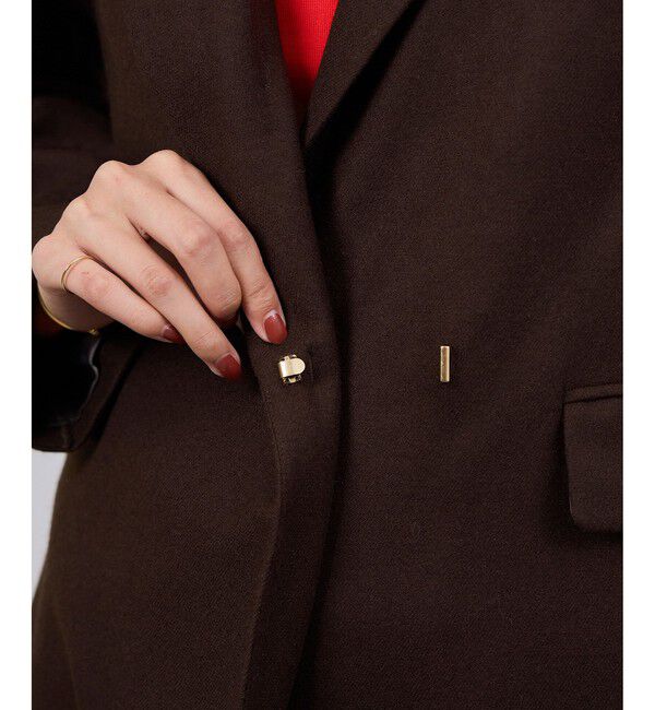 ROPE「ウールフランネルセミダブルジャケット/セットアップ対応」|テーラードジャケット|