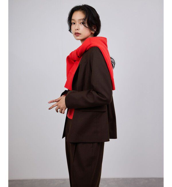 ROPE「ウールフランネルセミダブルジャケット/セットアップ対応」|テーラードジャケット|