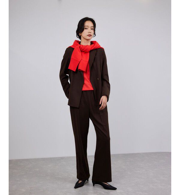 ROPE「ウールフランネルセミダブルジャケット/セットアップ対応」|テーラードジャケット|