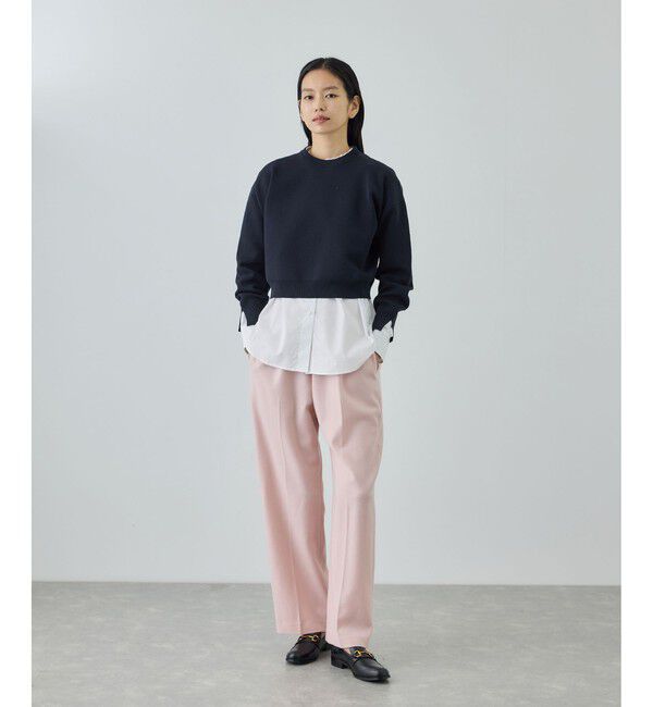 ROPE「スウェットライクコンパクトニットプルオーバー/イージーケア」|スウェット・ジャージ|