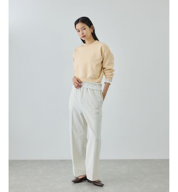 ROPE「スウェットライクコンパクトニットプルオーバー/イージーケア」|スウェット・ジャージ|