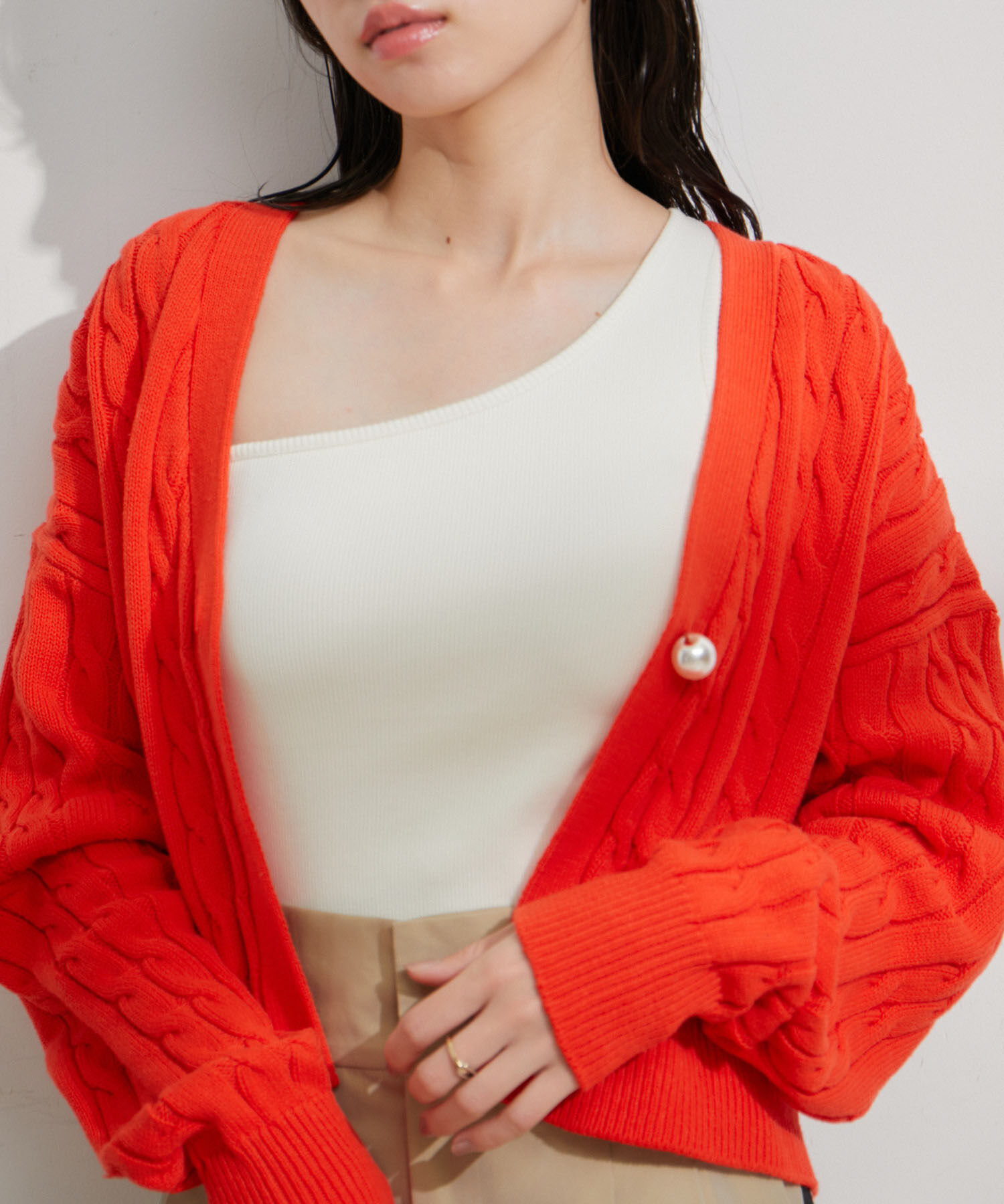 VIS「ワンショルダーテレコタンクトップ」|タンクトップ|キナリ(16)