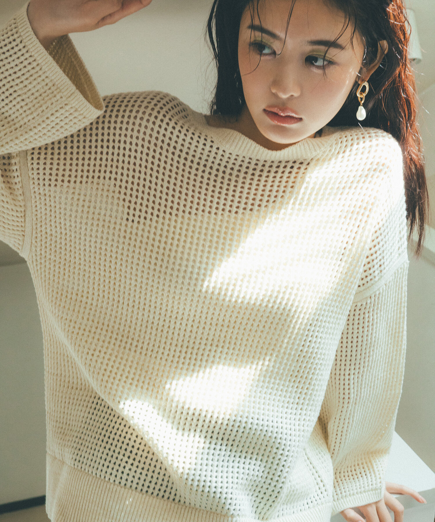 VIS「ワンショルダーテレコタンクトップ」|タンクトップ|