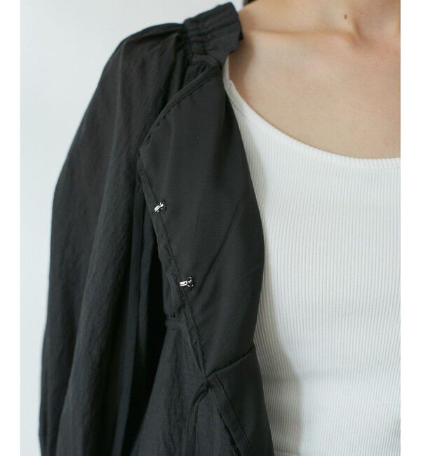VIS「パフスリーブナイロンチュニックブラウス」|シャツ・ブラウス|