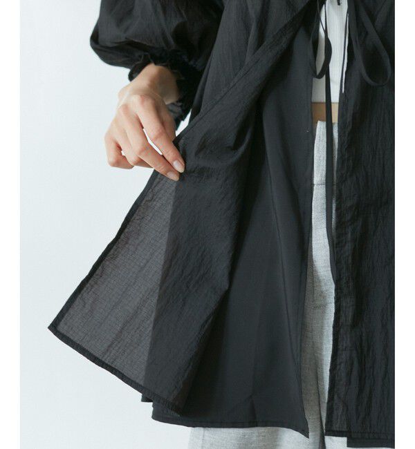 VIS「パフスリーブナイロンチュニックブラウス」|シャツ・ブラウス|