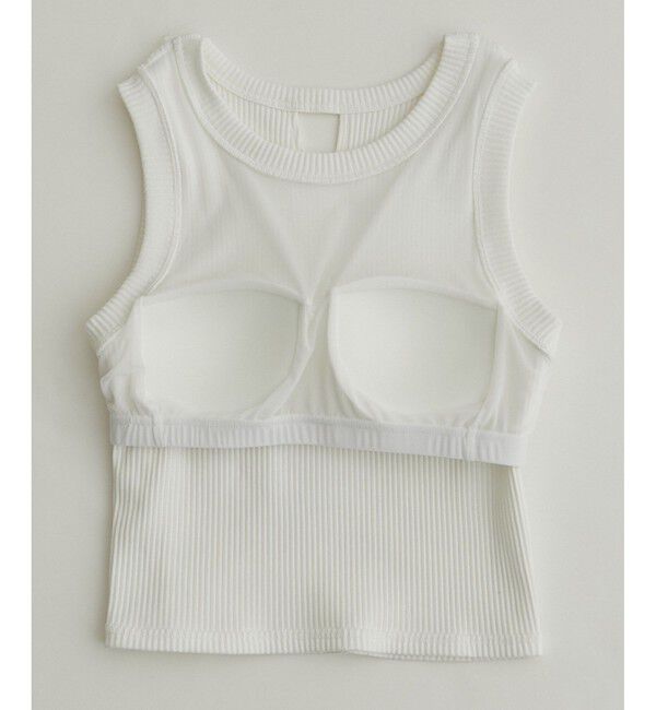 VIS「カップ付きアメスリタンク」|タンクトップ|