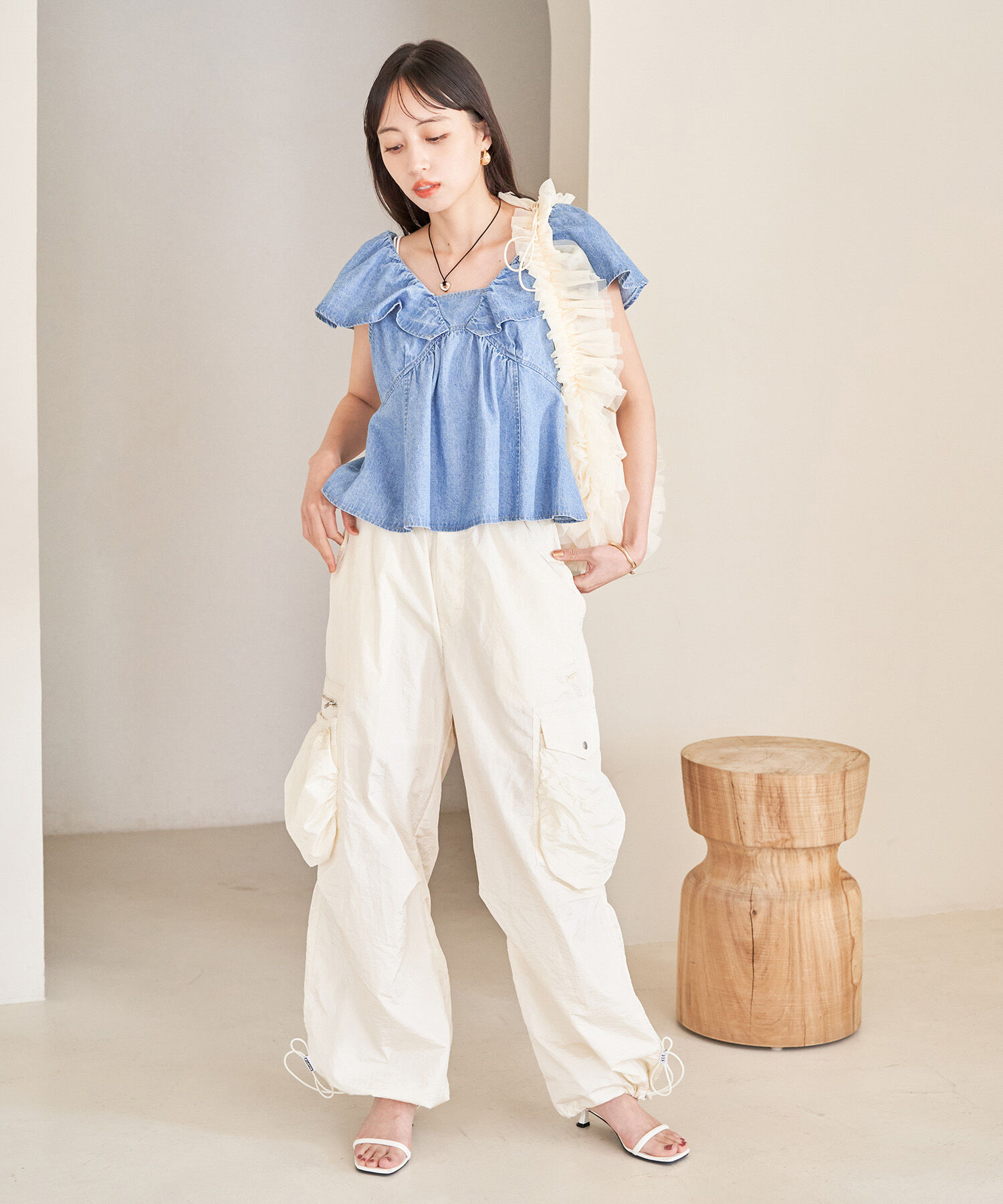 VIS「【Lottoコラボ】ナイロンカーゴパンツ」|その他|