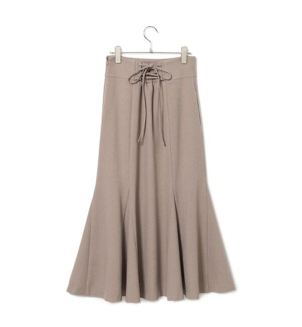 VIS「美easyウーリッシュバックレースアップマーメイドSK」|スカート|