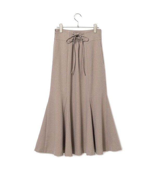 VIS「美easyウーリッシュバックレースアップマーメイドSK」|スカート|