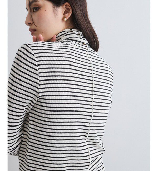 VIS「【静電気防止/洗える 】ハイネック裏起毛テレコカットソー」|Tシャツ・カットソー|