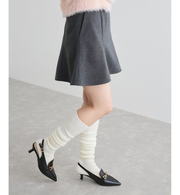 VIS「【洗える】ハイウエストミニスカート【インナーパンツ付き】」|スカート|