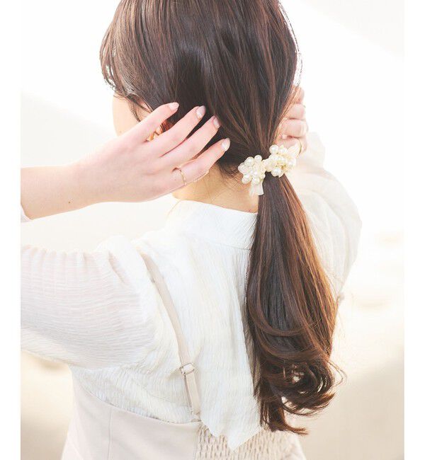 VIS「パールリボンヘアゴム」|ヘアゴム・シュシュ|
