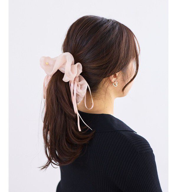 VIS「シフォンリボンシュシュ」|ヘアゴム・シュシュ|