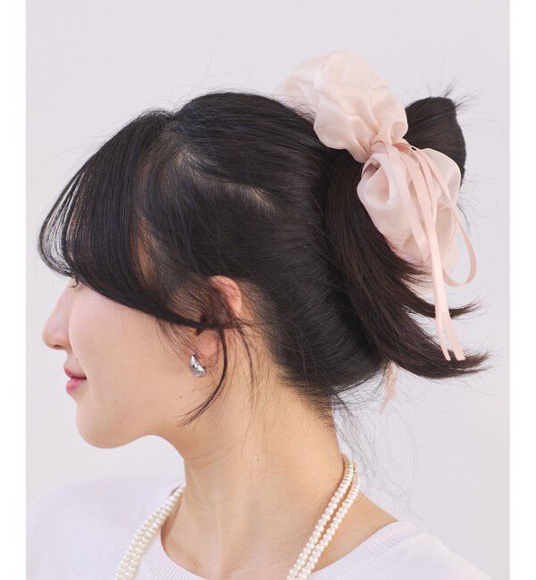 VIS「シフォンリボンシュシュ」|ヘアゴム・シュシュ|